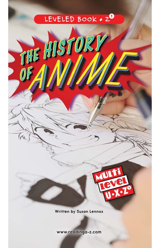 The History of Anime