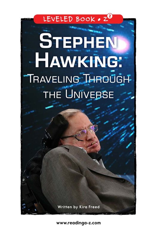 Stephen Hawking Traveling Through the Universe