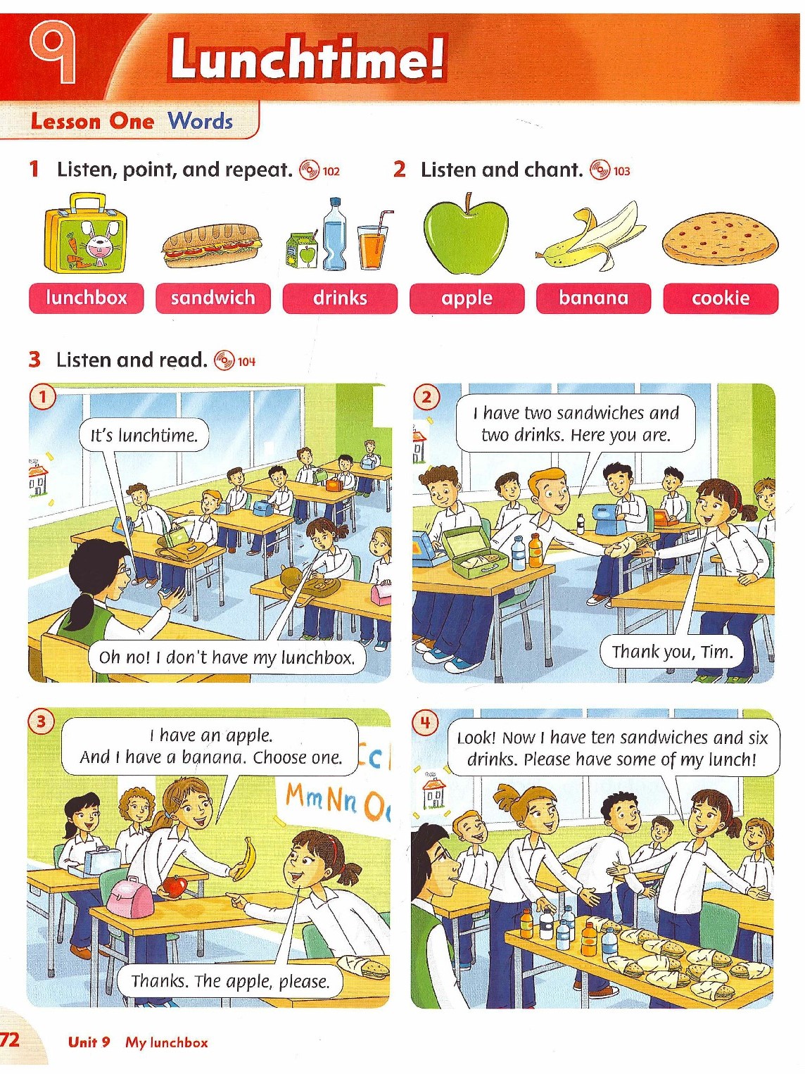 Unit9: Lunchtime!