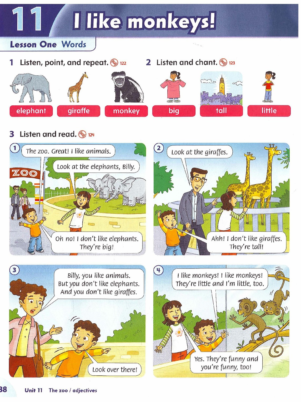 Unit11: I like monkeys!