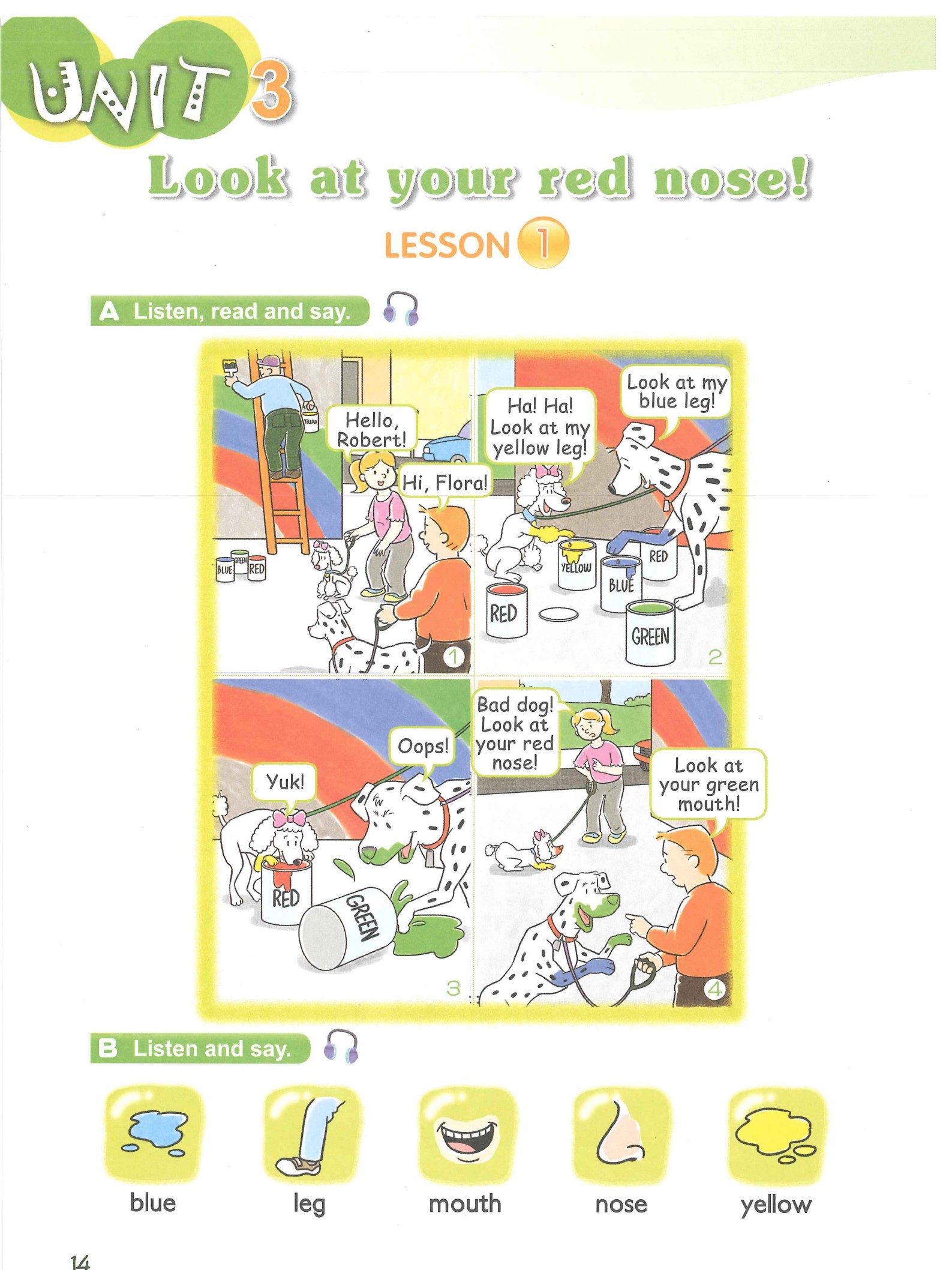 3 Look at your red nose