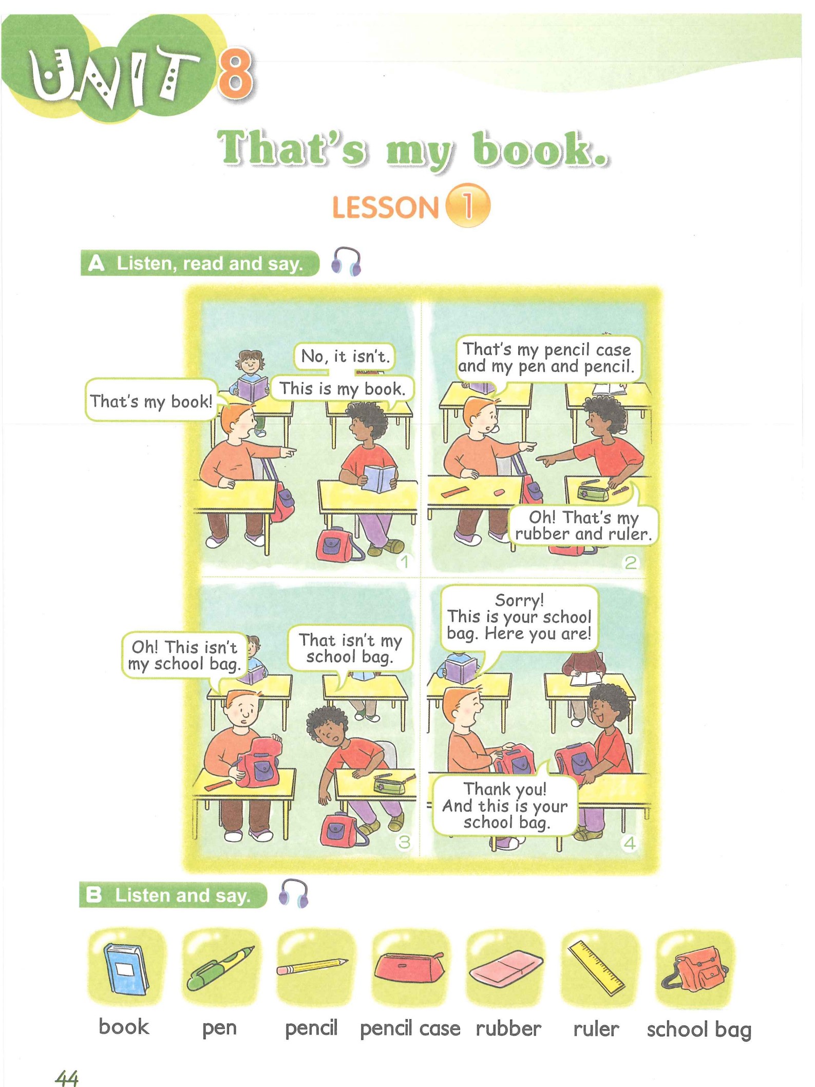 8 That's my book.
