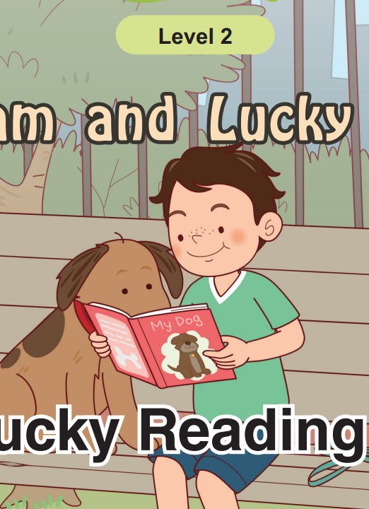 A Lucky Reading Dog