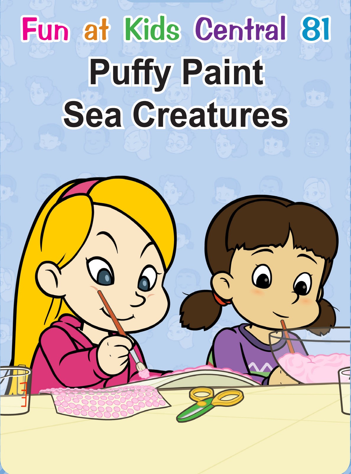 Puffy Paint Sea Creatures