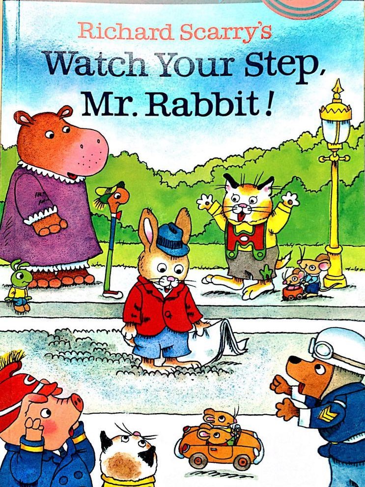 Watch your step,Mr Rabbit