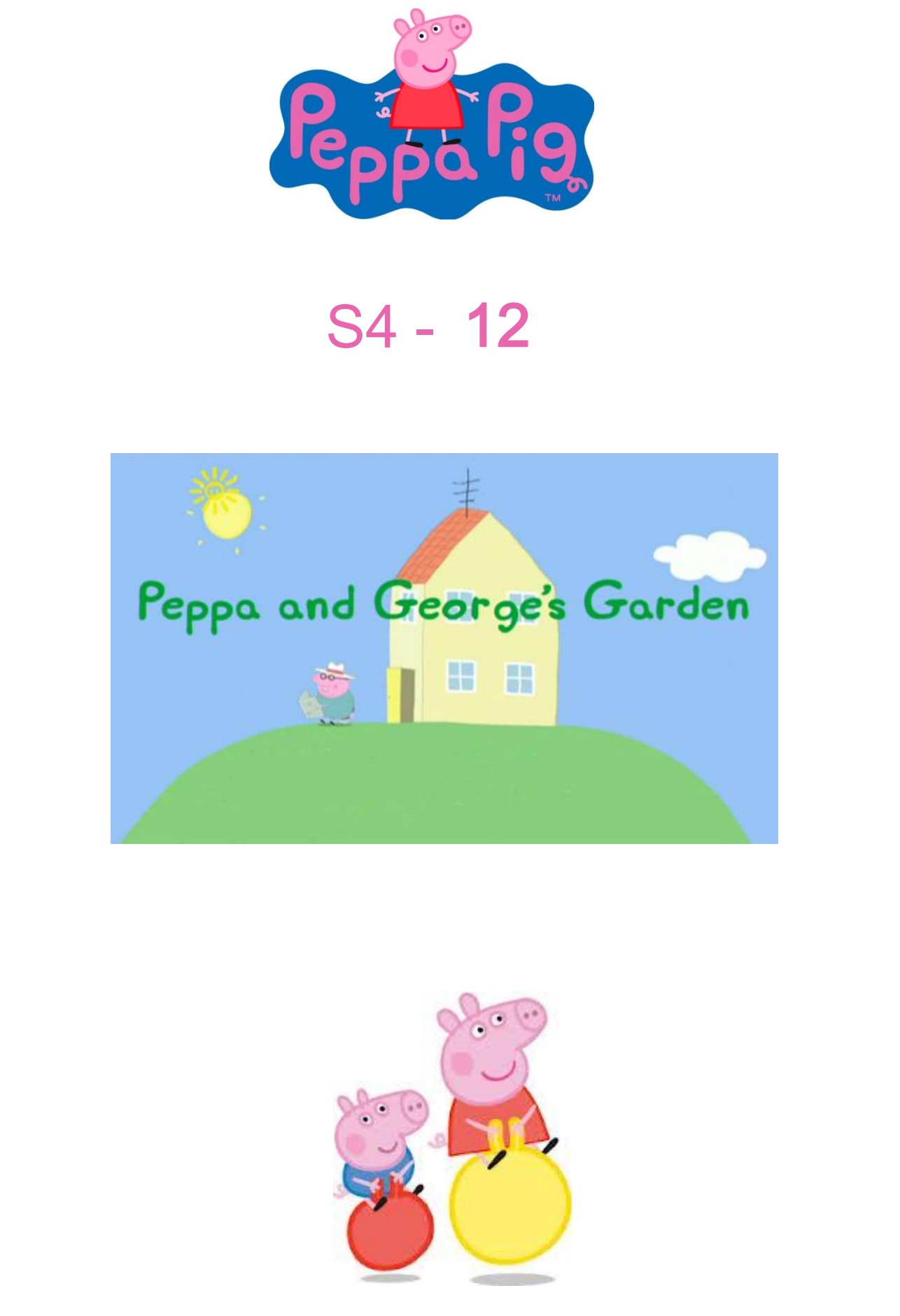 Peppa and George's Garden
