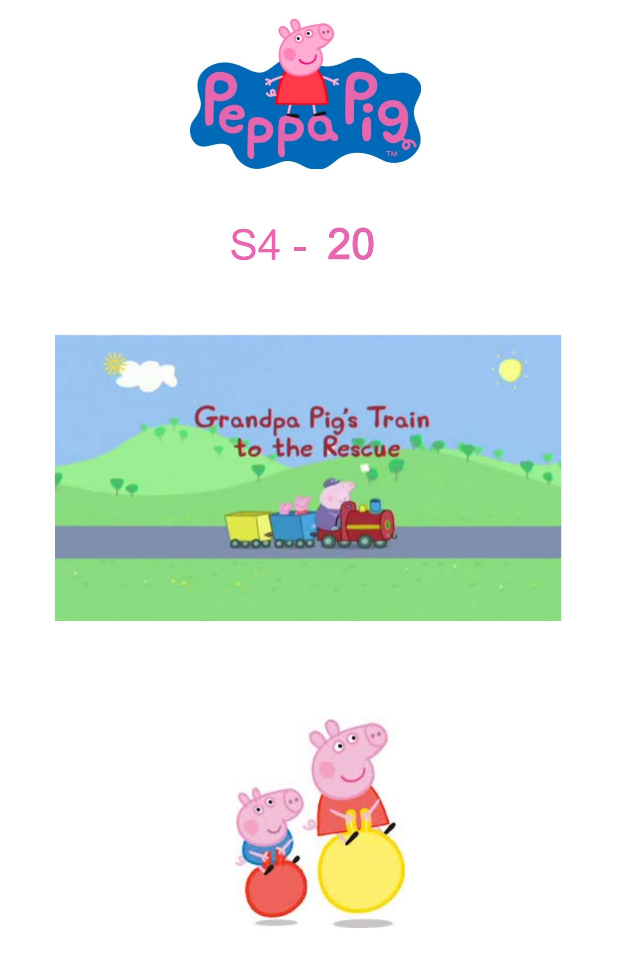 Grandpa Pig's Train to the Rescue