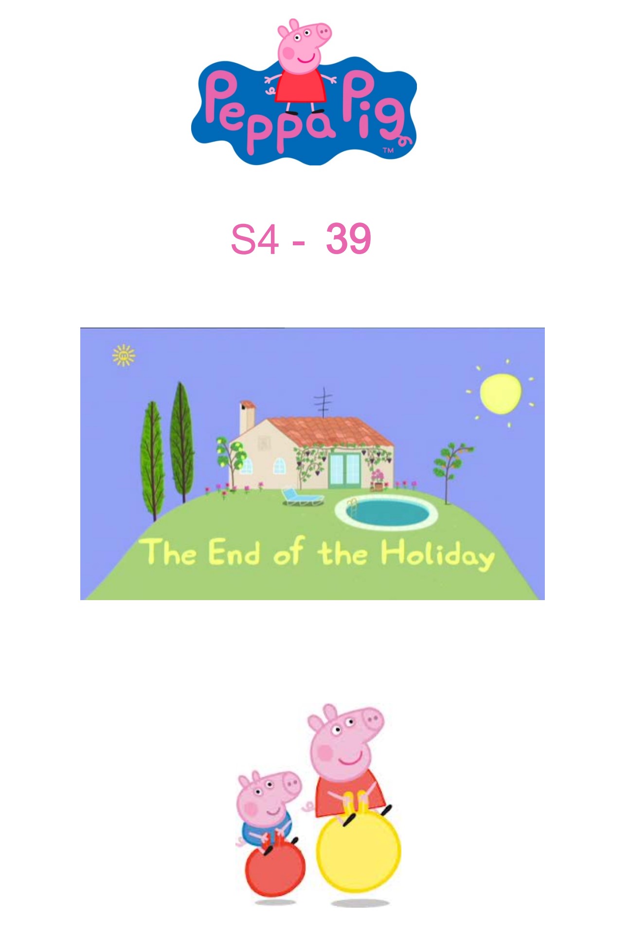 The End of the Holiday