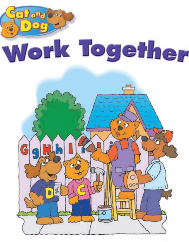 Cat and Dog Work Together