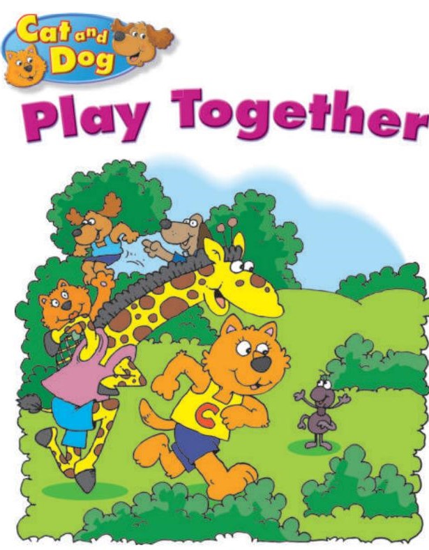 Cat and Dog Play Together