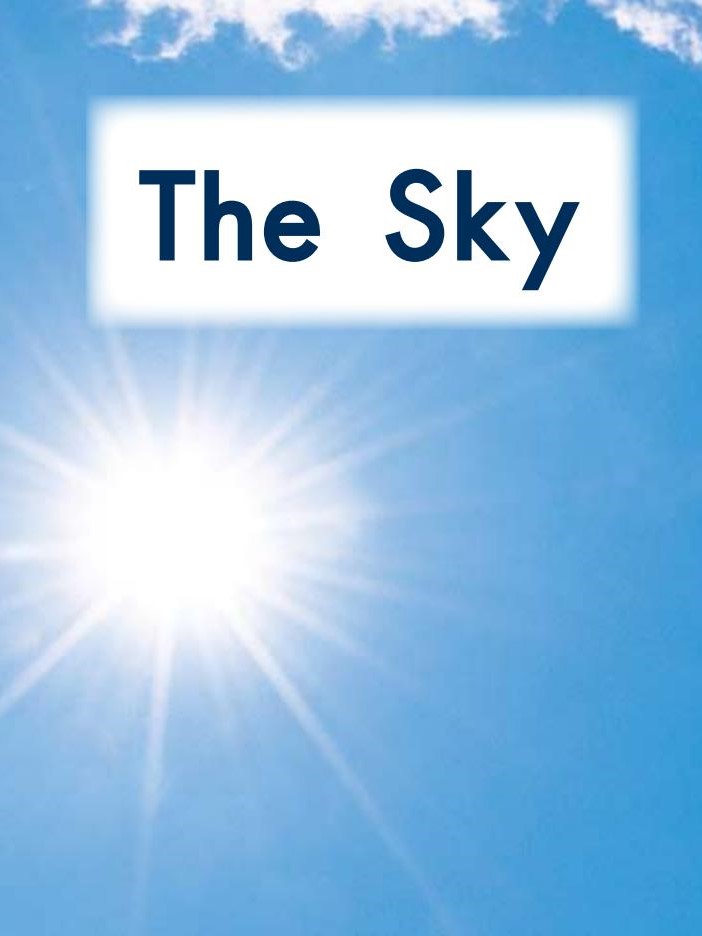 The sky