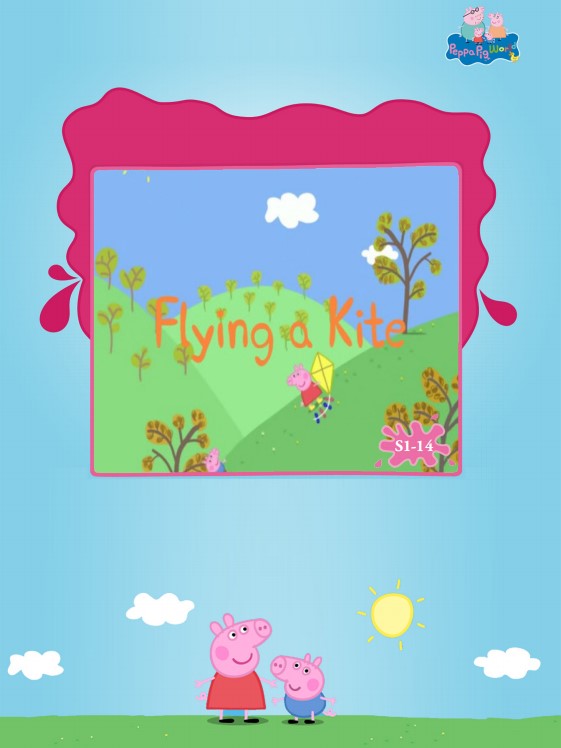 flying a kite